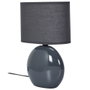 Home Deco Factory Lampe de Table Ovale Grise