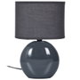 Home Deco Factory Lampe de Table Ovale Grise