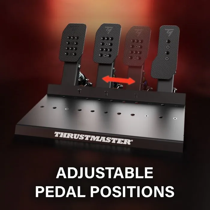 Thrustmaster Raceline Pedals III LC - Pédalier de simulation 3 pédales métal - Capteurs magnétiques H.E.A.R.T - Frein Load Cell 100 kg Thrustmaster Raceline Pedals III LC - Pédalier de simulation 3 pédales métal - Capteurs magnétiques H.E.A.R.T - Frein Load Cell 100 kg