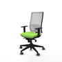 PIQUERAS Y CRESPO Chaise de bureau Horna Pistache avec mécanisme synchrone