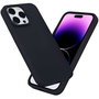 eSTUFF Coque iPhone 13 Pro INFINITE ROME en silicone magnétique, protection 2 m, compatible MagSafe, Noir - 81 % de matériaux recyclés