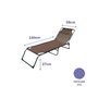 Chaise longue Marbueno Vert 190 x 27 x 58 cm