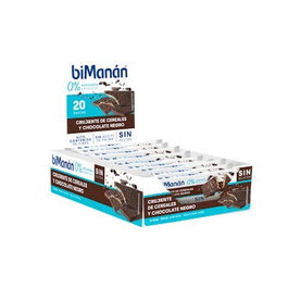 Bimanan Expo/Bk - Barre chocolatée croustillante au chocolat noir - Sachet de 20 unités