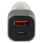 Be Mix Chargeur USB de voiture avec double sortie USB et USB-C