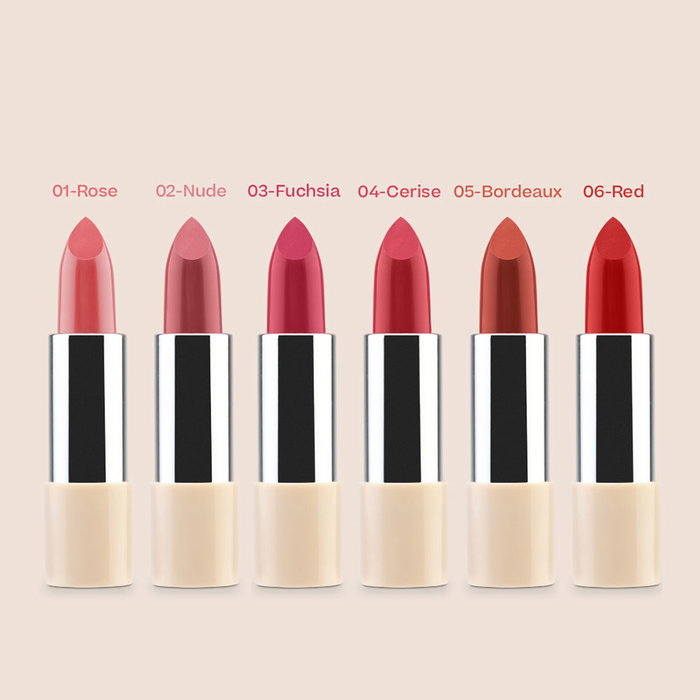 Sensilis Rouge à lèvres fondant ROUGE n° 06 - Rouge hydratant et lissant pour lèvres sensibles - 3,5 ml
