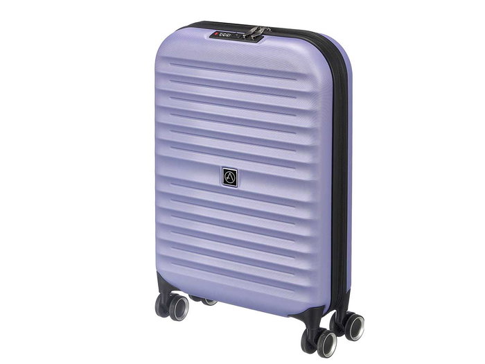 Arte Regal Malette Pliable 37L avec Cadenas 40x55x16 cm, Voyage Cabine, Lila et Noir (Set de 3)