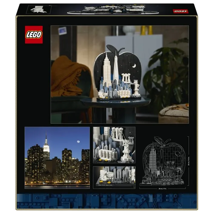 Lego Architecture 21066 New York, la Grosse Pomme – Set de Construction Miniature pour Adultes Lego Architecture 21066 New York, la Grosse Pomme – Set de Construction Miniature pour Adultes