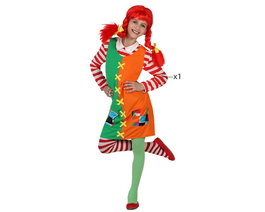 Déguisement Enfant Fille 'Traviesa' (Malicieuse) - Thème Fantaisie - Taille 7-9 Ans - Composition Polyester - Multicolore
