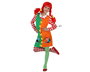 Déguisement Enfant Fille 'Traviesa' (Malicieuse) - Thème Fantaisie - Taille 7-9 Ans - Composition Polyester - Multicolore