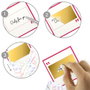 Party Time Set de 6 Cartes d'Invitation à Gratter avec Enveloppes