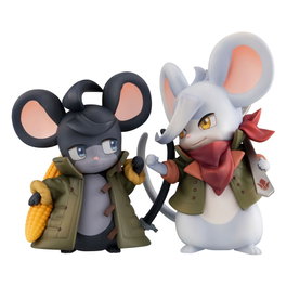 Megahouse Mobile Suit Gundam Iron-Blooded Orphans Pack de 2 Statuettes Orphanchu Mikatsuki & Orga 10th Anniversary
