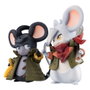 Megahouse Mobile Suit Gundam Iron-Blooded Orphans Pack de 2 Statuettes Orphanchu Mikatsuki & Orga 10th Anniversary