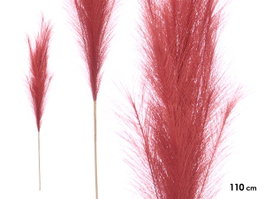 Giftdecor Rama Décorative 110 cm Plastique et Métal Couleur Corail (Set de 24)