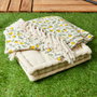 Home Deco Factory Plaid Tomar Sol 120x150 cm, Collection BAIN DE SOLEIL