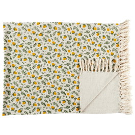 Home Deco Factory Plaid Tomar Sol 120x150 cm, Collection BAIN DE SOLEIL