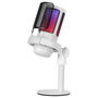 Mars Gaming MMICSEW Microphone de studio professionnel ARGB, cardioïde, USB, 196kHz/24 bits, moniteur 3.5mm