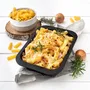 Zenker - Lot de 2 plats à four rectangulaires en acier inoxydable antiadhésif - 33 x 25 cm et 24 x 18 cm - Pour gratins, lasagnes, rôtis - Qualité allemande