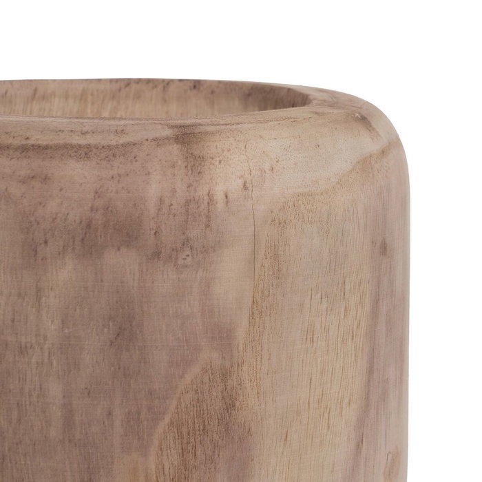 BigBuy Home Vase Naturel Bois de paulownia 26 x 26 x 68 cm