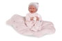 Antonio Juan - Poupée nouveau-née Carla Nubes 40 cm - Corps souple avec bonnet, pyjama et coussin