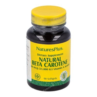 Natures Plus Natural Bêtacarotène 90 Perles 15 mg – Complément Alimentaire Vitamine A Natures Plus Natural Bêtacarotène 90 Perles 15 mg – Complément Alimentaire Vitamine A