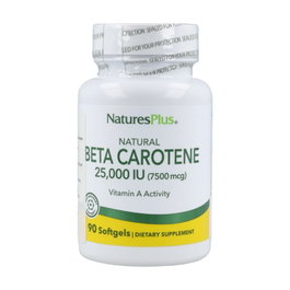 Natures Plus Natural Beta Caroteno 90 perles