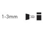 Kreul Marqueur de peinture brillant Gloss argent pointe calligraphie 1-3 mm.逐