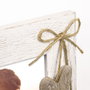 Zep Cadre Lille Blanc 13x18 cm avec Cœurs en Bois