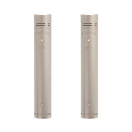 RODE NT5 Paire Appariée de Microphones Condensateur avec Capsule 1/2" Or, Double Alimentation, Noir