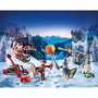 PLAYMOBIL Calendrier de l'Avent Novelmore Bataille des Neiges 71346 - Figurine Prince Arwynn, Raiders de Burnham et Accessoires