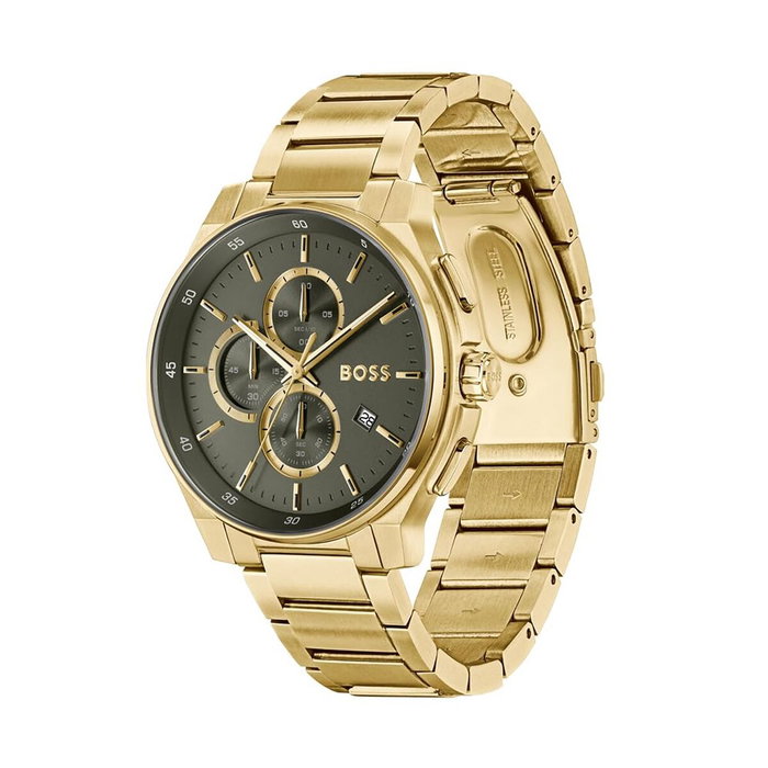 Boss 1514190 - Montre Homme Dorée