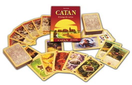 Devir Jeu de Cartes Mini Catan Version Espagnol Pour 2 à 4 Joueurs À Partir de 10 Ans