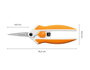 Fiskars Tijeras SOFTOUCH MICRO-TIP con muelle 16cm
