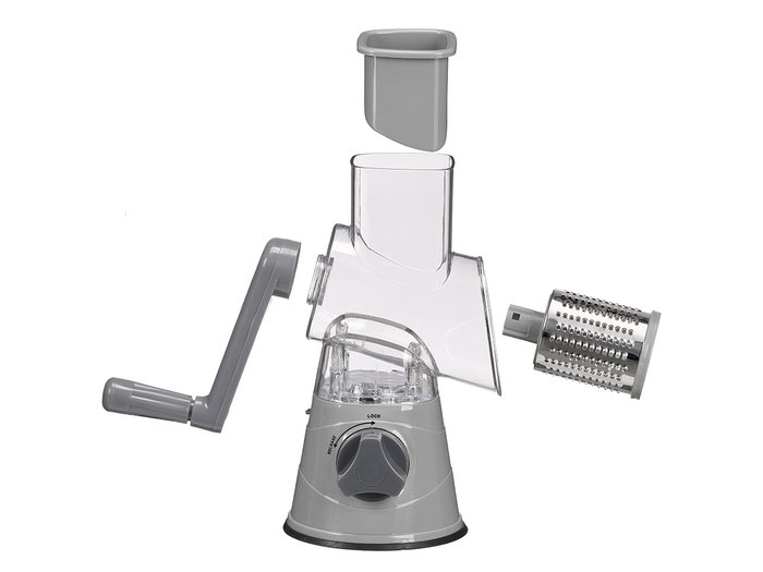 Kinvara Râpe Moulinette 3 Lames de Rechange 18,5 x 23 x 12,5 cm Gris Transparent Plastique Acier (Set de 12)