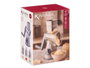 Kinvara Râpe Moulinette 3 Lames de Rechange 18,5 x 23 x 12,5 cm Gris Transparent Plastique Acier (Set de 12)