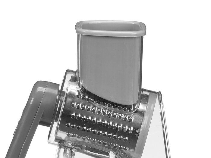 Kinvara Râpe Moulinette 3 Lames de Rechange 18,5 x 23 x 12,5 cm Gris Transparent Plastique Acier (Set de 12)