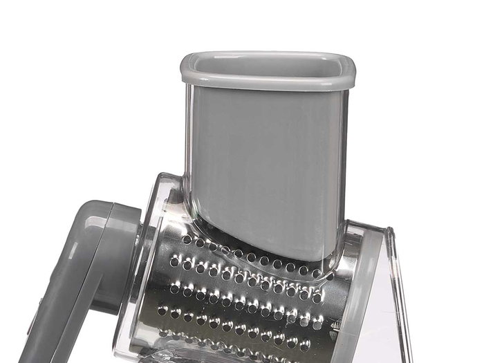Kinvara Râpe Moulinette 3 Lames de Rechange 18,5 x 23 x 12,5 cm Gris Transparent Plastique Acier (Set de 12)
