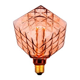 Fbright S170 Ampoule LED décorative cubique E27 4 W 200 lm 1800 K lumière chaude Ø170 x 197 mm