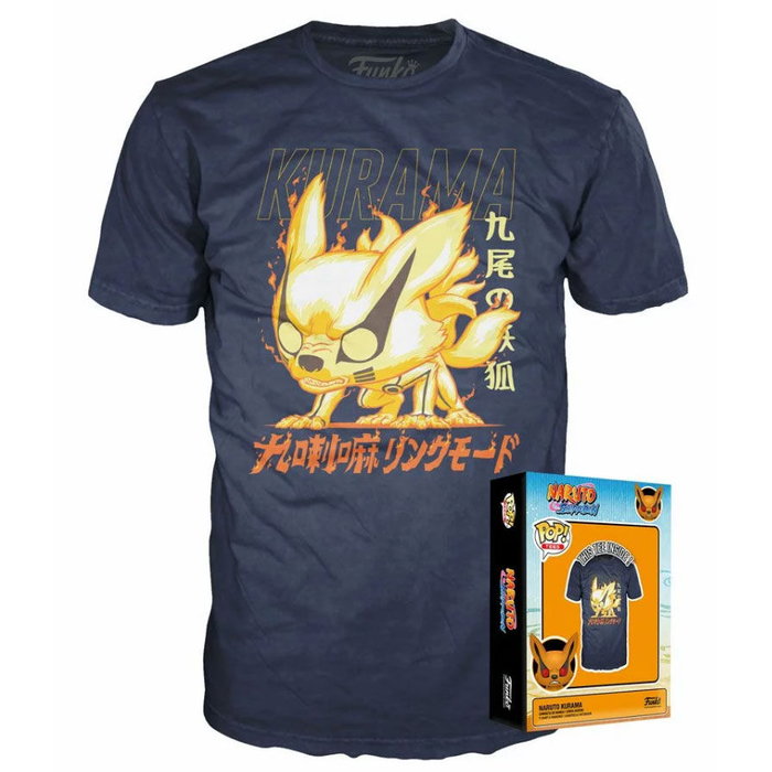 FUNKO - T-shirt Naruto Shippuden avec motif Kurama - Taille L - Coton FUNKO - T-shirt Naruto Shippuden avec motif Kurama - Taille L - Coton