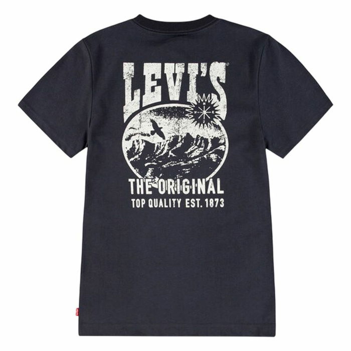T shirt à manches courtes Enfant Levi's Lvb Valley View Noir 8 Ans