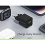 Conceptronic Althea16B Chargeur mural 33W avec câble USB 3.0 3 en 1