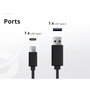 Conceptronic Althea16B Chargeur mural 33W avec câble USB 3.0 3 en 1
