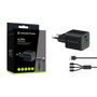 Chargeur mural Conceptronic Althea16B 33 W USB-C double port Noir