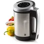 Domo Blender chauffant soupe DO716BL - Mixeur 2,2 L, 1000 W, 7 programmes, écran LED, lame XXL, fonction mémoire, inox - Gris