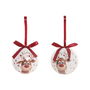 Boules de Noël Home ESPRIT Multicouleur PVC (14 Pièces)