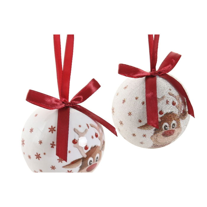 Boules de Noël Home ESPRIT Multicouleur PVC (14 Pièces)