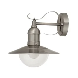 RABALUX Applique Extérieur Oslo RAB-8270 1xE27 IP44 - Acier inoxidable, matériau résistant aux UV, pour ampoule jusqu'à 60W