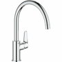 Grohe Mitigeur monocommande Start Curve Col de cygne Chromé