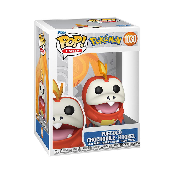 Funko Pop! Pokemon Figurine Vinyle - Chocodile (Fuecoco) - Starter 9e Generation - Environ 9 cm - Officielle Licenciée