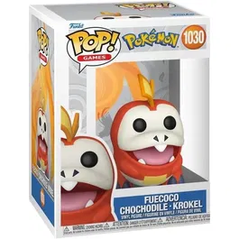 Funko Pop! Pokemon Figurine Vinyle - Chocodile (Fuecoco) - Starter 9e Generation - Environ 9 cm - Officielle Licenciée