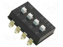 Aratas (Formerly Omron Components) DIP-SWITCH à 4 sections ON-OFF